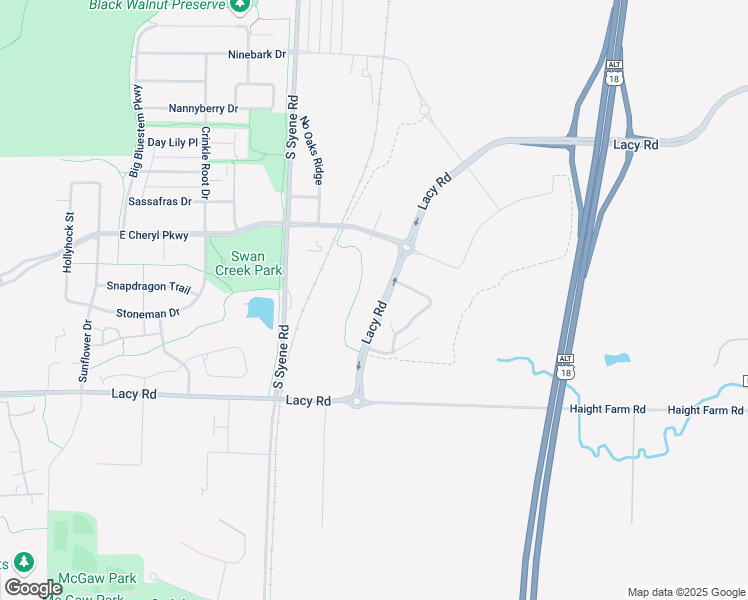 map of restaurants, bars, coffee shops, grocery stores, and more near 5118 Lacy Road in Fitchburg