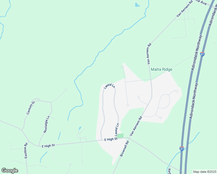 map of restaurants, bars, coffee shops, grocery stores, and more near 1103 Laural Lane in Ballston Spa