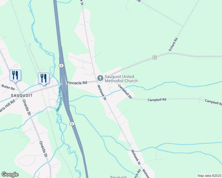 map of restaurants, bars, coffee shops, grocery stores, and more near 2930 Mohawk Street in Paris