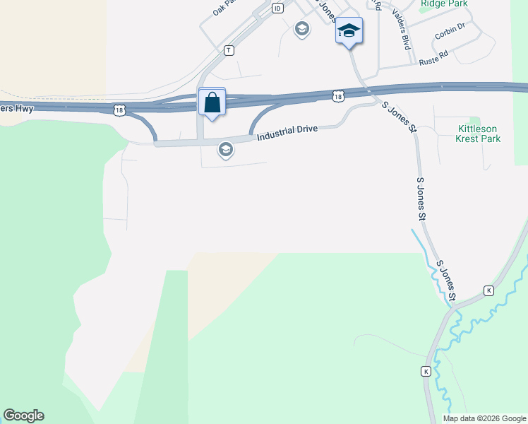 map of restaurants, bars, coffee shops, grocery stores, and more near 300 Ernie Drive in Barneveld