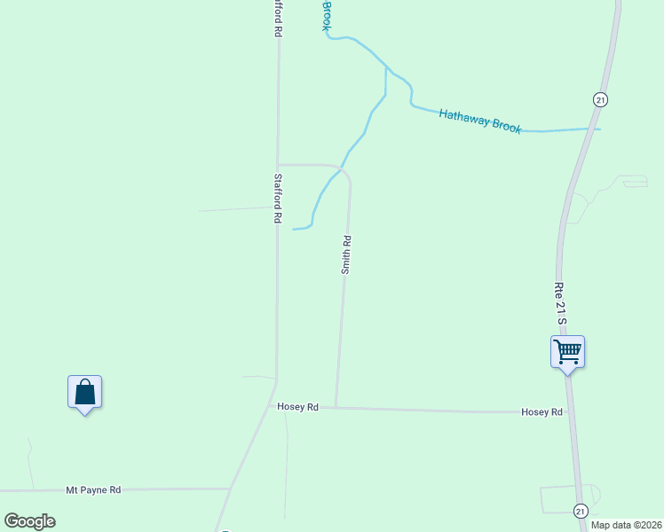 map of restaurants, bars, coffee shops, grocery stores, and more near 670 Smith Road in Palmyra