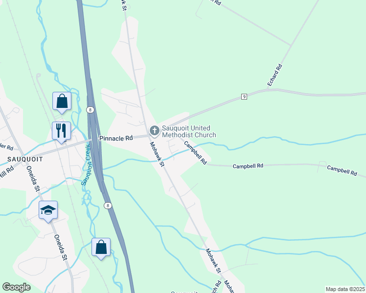 map of restaurants, bars, coffee shops, grocery stores, and more near 9714 Campbell Rd in Paris