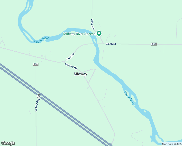 map of restaurants, bars, coffee shops, grocery stores, and more near 2408 Ripley Bridge Drive in Charles City