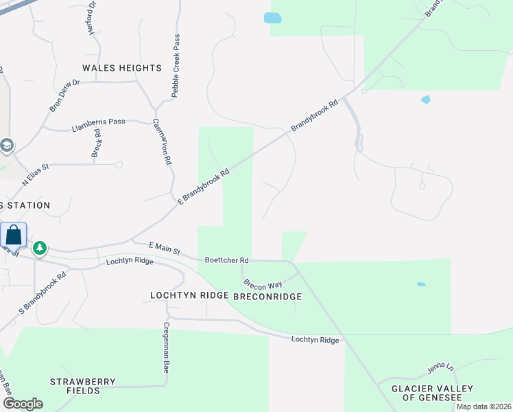 map of restaurants, bars, coffee shops, grocery stores, and more near 253 Legend Heights in Wales