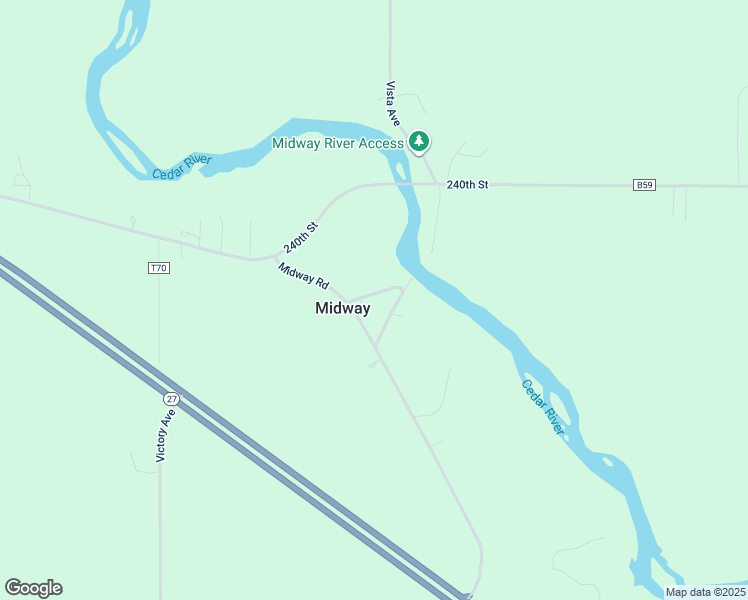 map of restaurants, bars, coffee shops, grocery stores, and more near 2408 Ripley Bridge Drive in Charles City