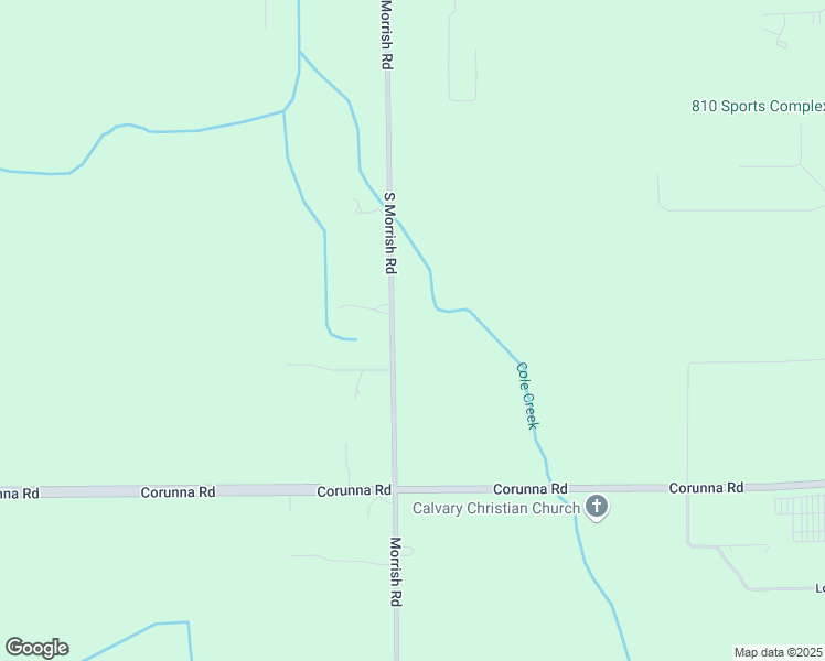 map of restaurants, bars, coffee shops, grocery stores, and more near 1357 South Morrish Road in Flint