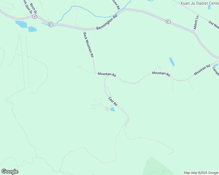 map of restaurants, bars, coffee shops, grocery stores, and more near 35 East Road in Francestown