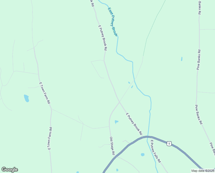 map of restaurants, bars, coffee shops, grocery stores, and more near 96 East Putney Brook Road in Putney