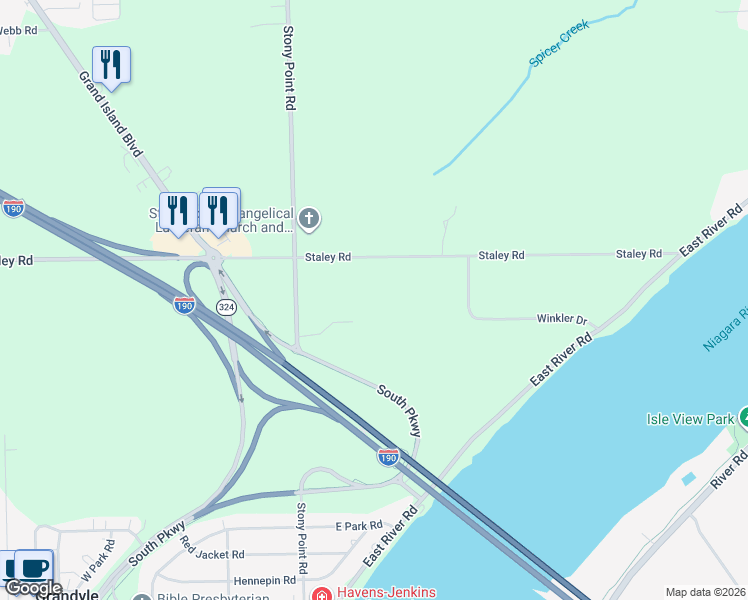 map of restaurants, bars, coffee shops, grocery stores, and more near 1378 Staley Rd in Grand Island