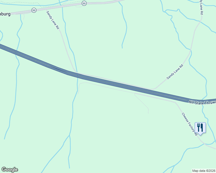 map of restaurants, bars, coffee shops, grocery stores, and more near 422 Cheese Factory Road in Mohawk