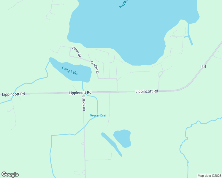 map of restaurants, bars, coffee shops, grocery stores, and more near 3894 Lippincott Road in Lapeer