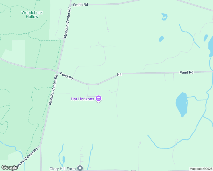 map of restaurants, bars, coffee shops, grocery stores, and more near 175 Pond Rd in Honeoye Falls