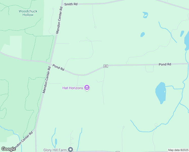 map of restaurants, bars, coffee shops, grocery stores, and more near 175 Pond Road in Honeoye Falls