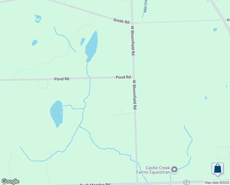 map of restaurants, bars, coffee shops, grocery stores, and more near 495 Pond Road in Honeoye Falls