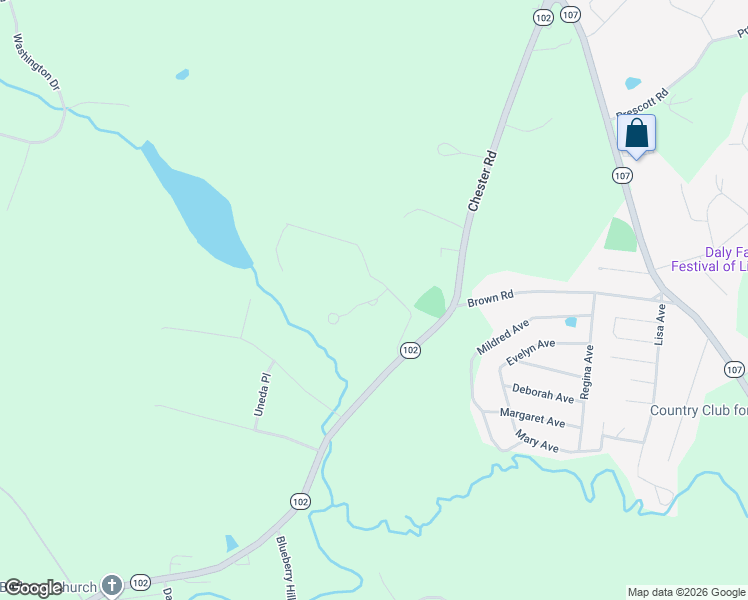 map of restaurants, bars, coffee shops, grocery stores, and more near 6 Autumn Lane in Raymond