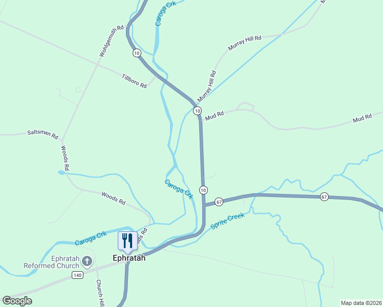 map of restaurants, bars, coffee shops, grocery stores, and more near 4280 New York 10 in Saint Johnsville