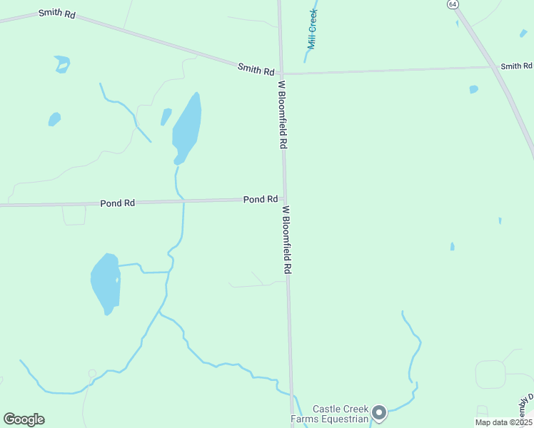 map of restaurants, bars, coffee shops, grocery stores, and more near 495 Pond Road in Honeoye Falls