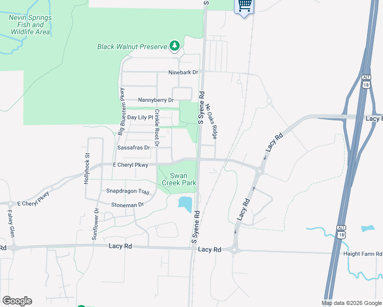 map of restaurants, bars, coffee shops, grocery stores, and more near 5160 East Cheryl Parkway in Madison