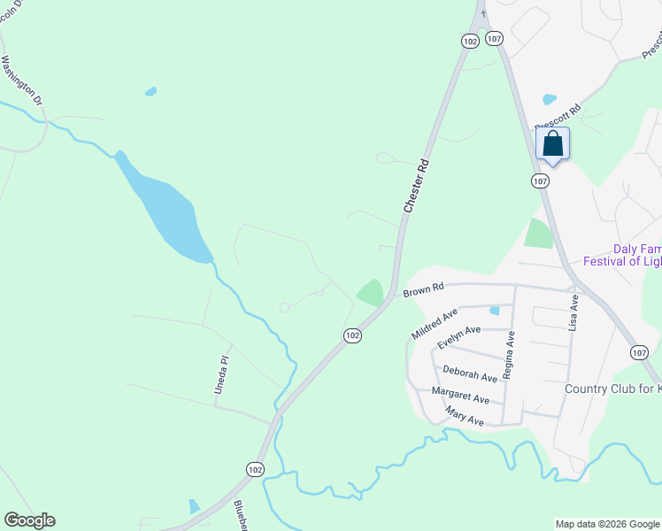 map of restaurants, bars, coffee shops, grocery stores, and more near 6 Autumn Lane in Raymond