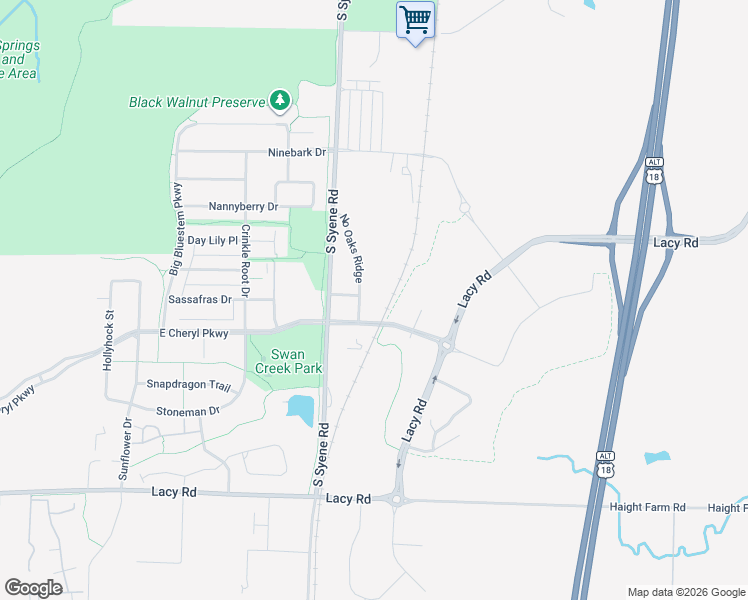map of restaurants, bars, coffee shops, grocery stores, and more near 5150 East Cheryl Parkway in Madison