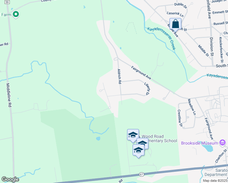 map of restaurants, bars, coffee shops, grocery stores, and more near 110 Independence Drive in Ballston Spa
