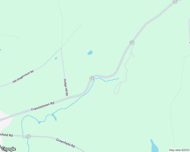 map of restaurants, bars, coffee shops, grocery stores, and more near 186 Francestown Road in Bennington