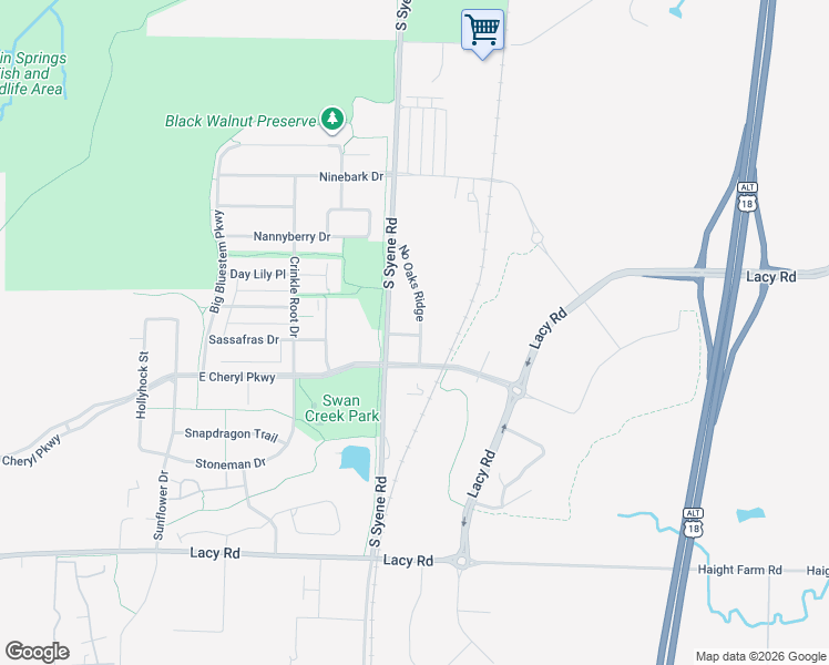 map of restaurants, bars, coffee shops, grocery stores, and more near 2816 South Syene Road in Fitchburg