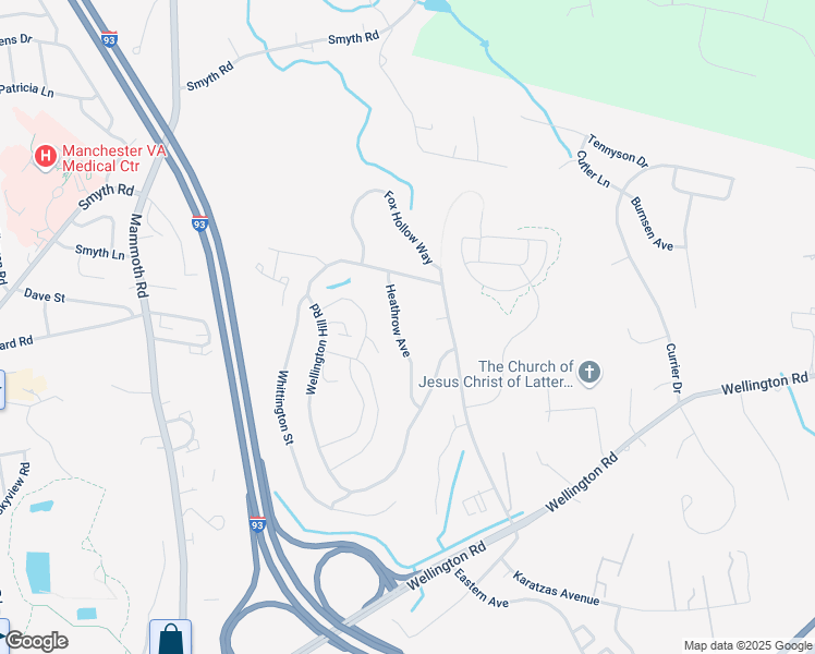 map of restaurants, bars, coffee shops, grocery stores, and more near 139 Heathrow Avenue in Manchester