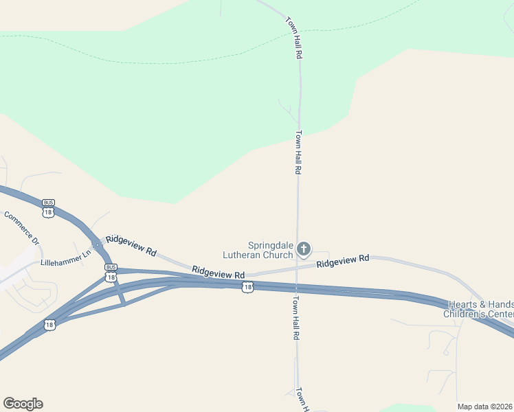 map of restaurants, bars, coffee shops, grocery stores, and more near 2749 Town Hall Road in Mount Horeb