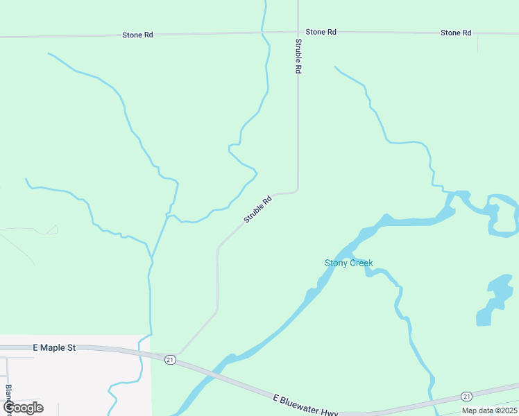 map of restaurants, bars, coffee shops, grocery stores, and more near 1215 Struble Road in Muir