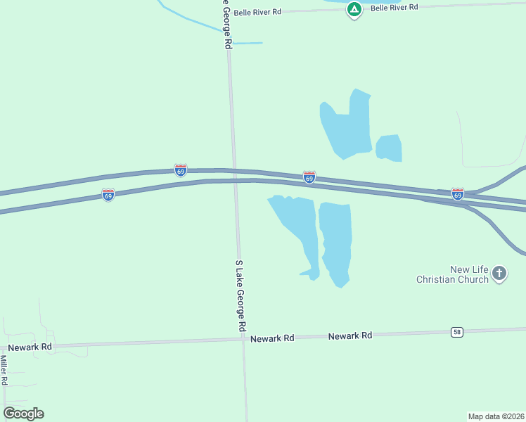 map of restaurants, bars, coffee shops, grocery stores, and more near 1881 South Lake George Road in Attica