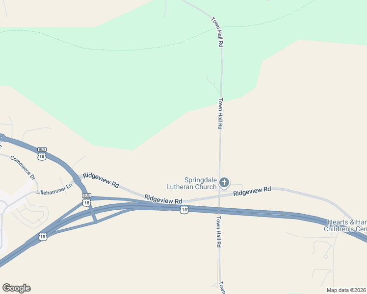 map of restaurants, bars, coffee shops, grocery stores, and more near 2749 Town Hall Road in Mount Horeb