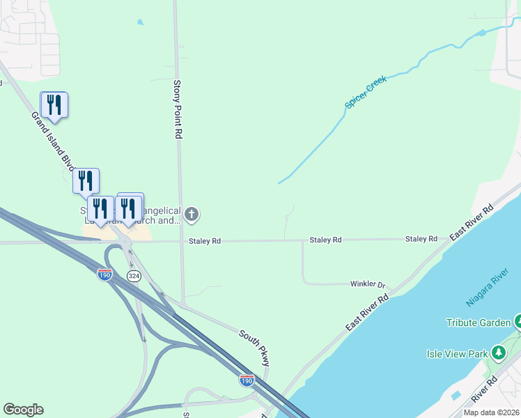 map of restaurants, bars, coffee shops, grocery stores, and more near 1341 Staley Road in Grand Island