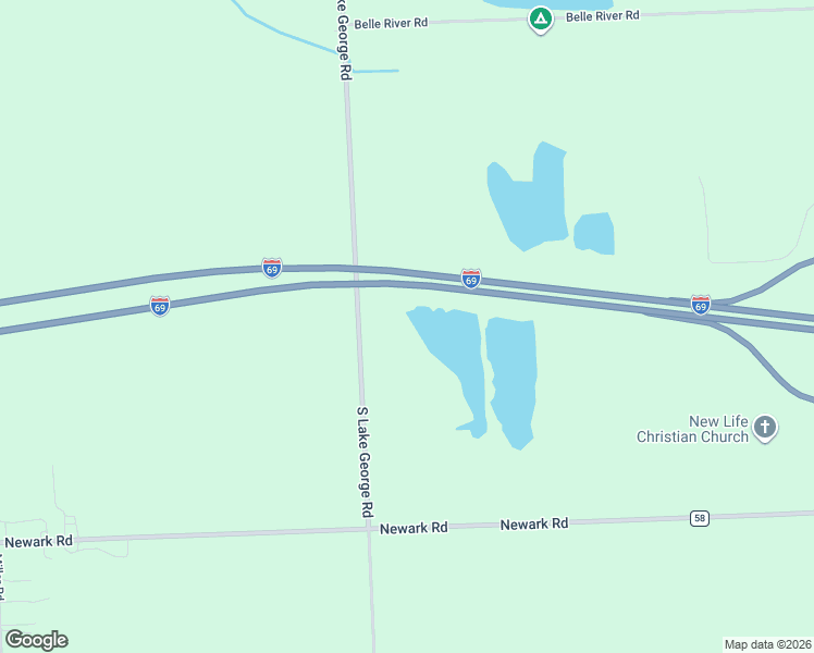 map of restaurants, bars, coffee shops, grocery stores, and more near 1881 South Lake George Road in Attica
