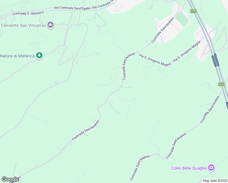 map of restaurants, bars, coffee shops, grocery stores, and more near 139 Contrada San Silvestro in Provincia di Ascoli Piceno