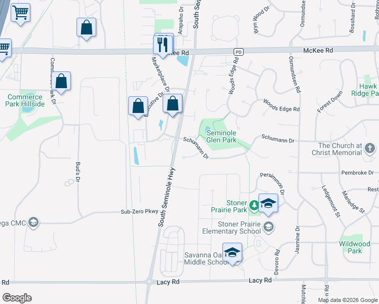 map of restaurants, bars, coffee shops, grocery stores, and more near 5937 Schumann Drive in Fitchburg