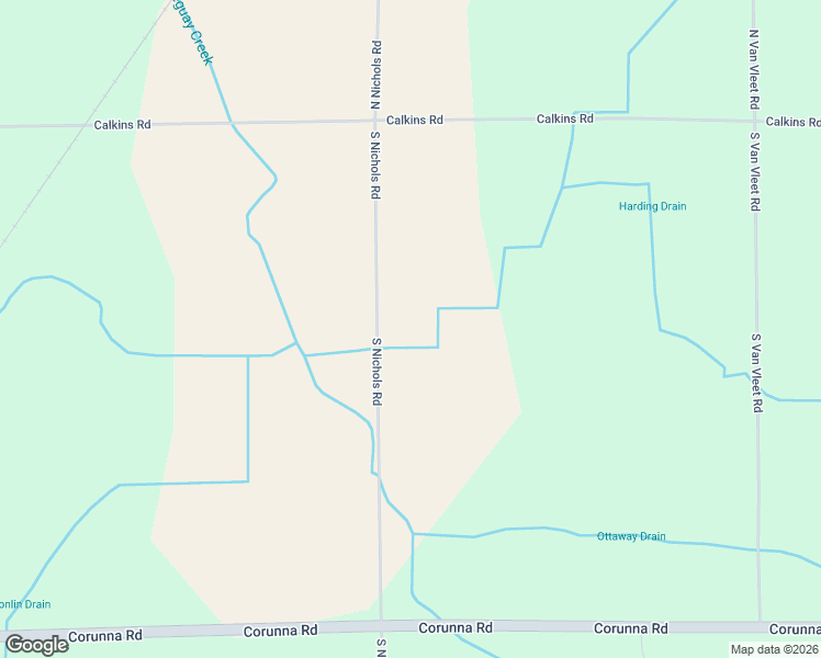 map of restaurants, bars, coffee shops, grocery stores, and more near 1215 South Nichols Road in Swartz Creek