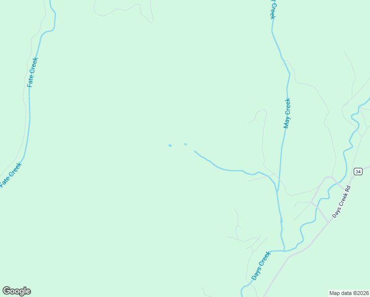 map of restaurants, bars, coffee shops, grocery stores, and more near 252 May Creek Road in Days Creek