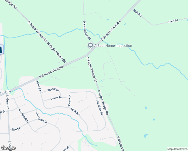 map of restaurants, bars, coffee shops, grocery stores, and more near 4973 S Eagle Village Rd in Manlius