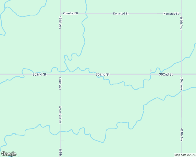 map of restaurants, bars, coffee shops, grocery stores, and more near 302nd Street in Beresford