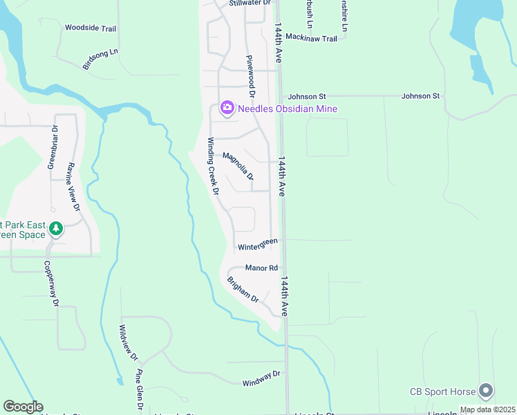 map of restaurants, bars, coffee shops, grocery stores, and more near 14463 Trillium Circle in Grand Haven