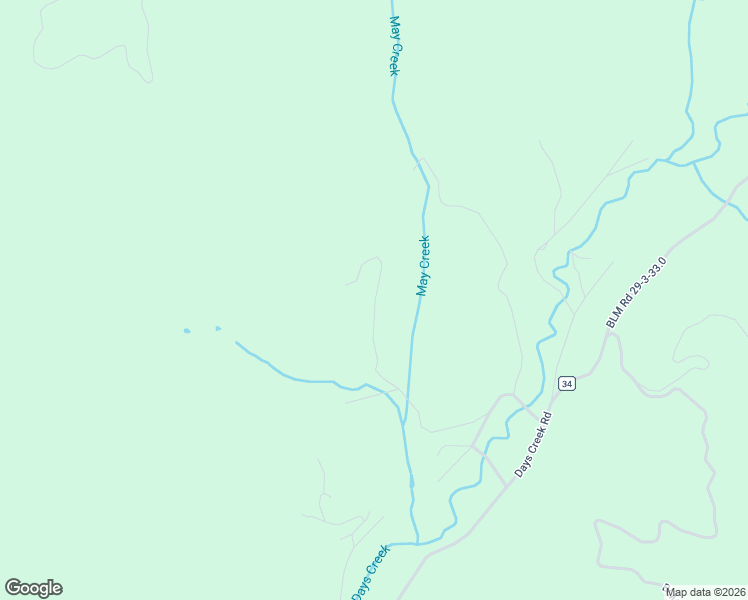 map of restaurants, bars, coffee shops, grocery stores, and more near in Days Creek