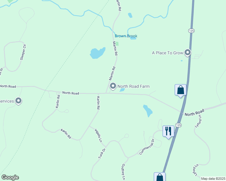map of restaurants, bars, coffee shops, grocery stores, and more near 370 North Road in Fremont