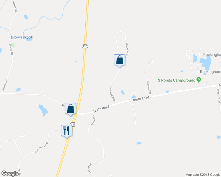 map of restaurants, bars, coffee shops, grocery stores, and more near 25 Shannon Way in Brentwood