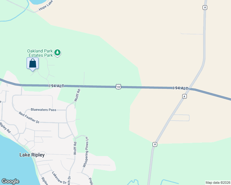 map of restaurants, bars, coffee shops, grocery stores, and more near W8941 U.S. 18 in Cambridge