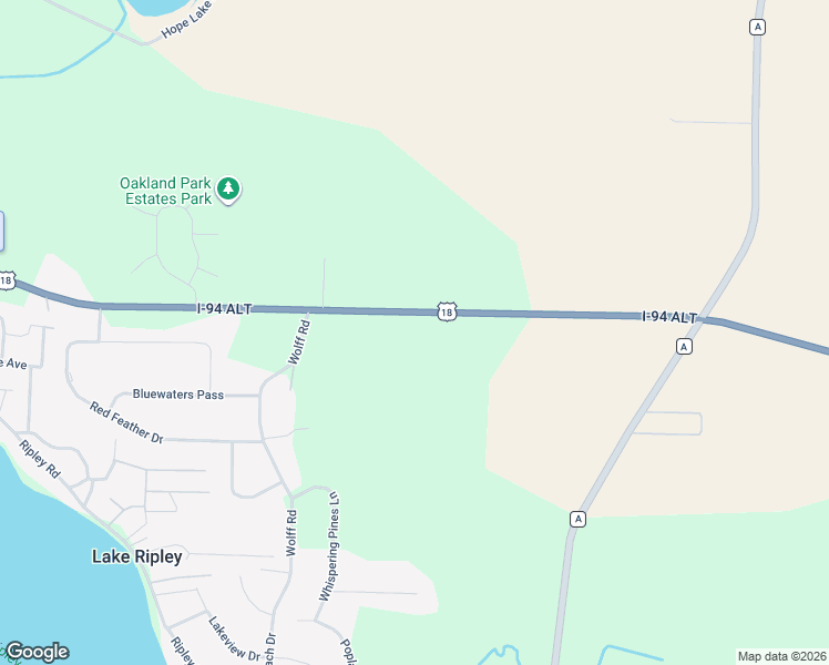 map of restaurants, bars, coffee shops, grocery stores, and more near W8941 U.S. 18 in Cambridge