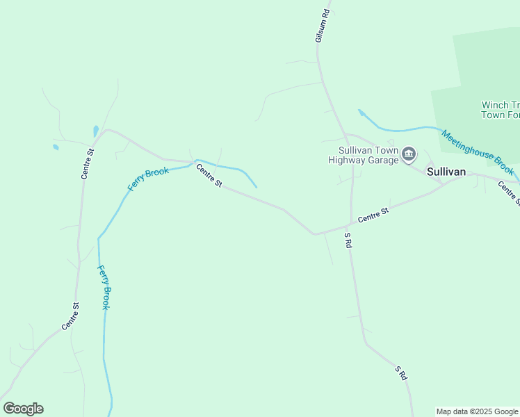 map of restaurants, bars, coffee shops, grocery stores, and more near 595 Centre Street in Sullivan