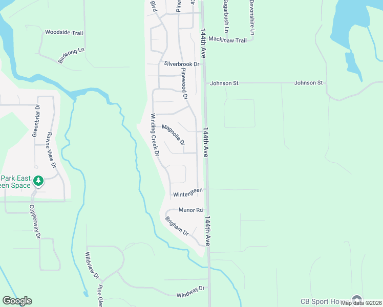 map of restaurants, bars, coffee shops, grocery stores, and more near 14468 Crooked Tree Lane in Grand Haven