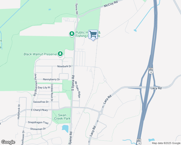 map of restaurants, bars, coffee shops, grocery stores, and more near 5123 Central Park Pl in Fitchburg