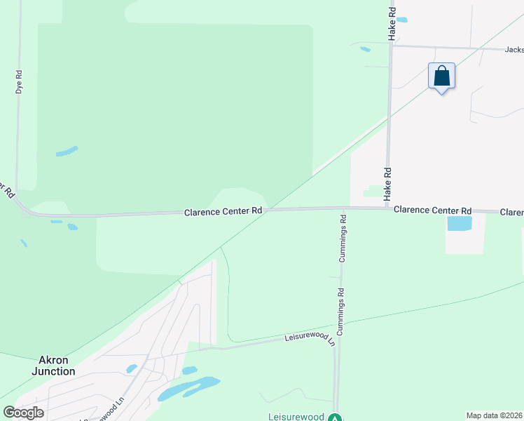 map of restaurants, bars, coffee shops, grocery stores, and more near County Road 163 in Akron